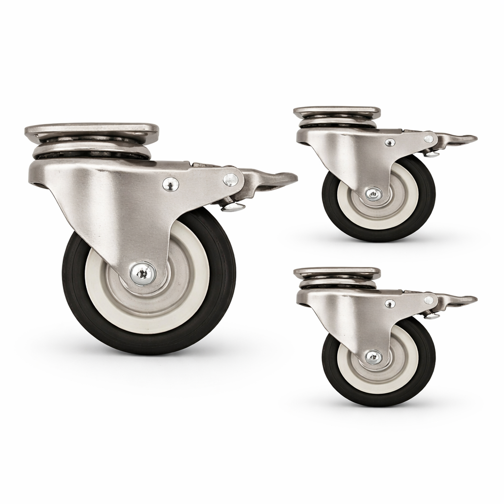 Rollen-Set voor vuurschalen, 3 stuks